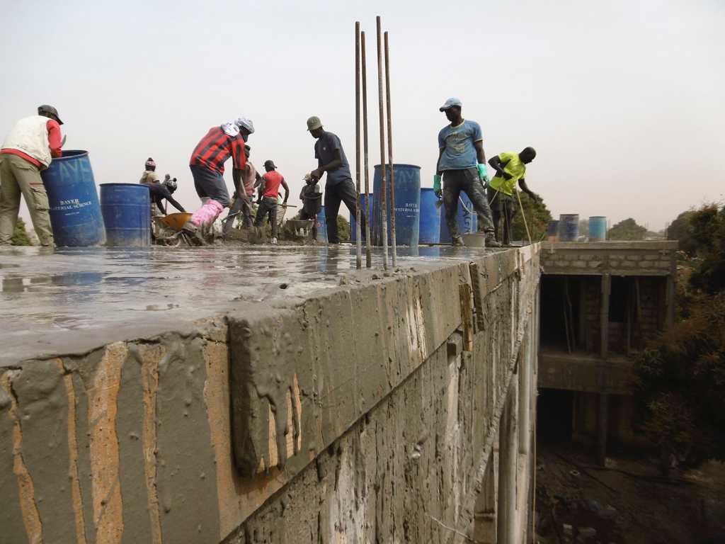 Vor Ort in Warang, Senegal